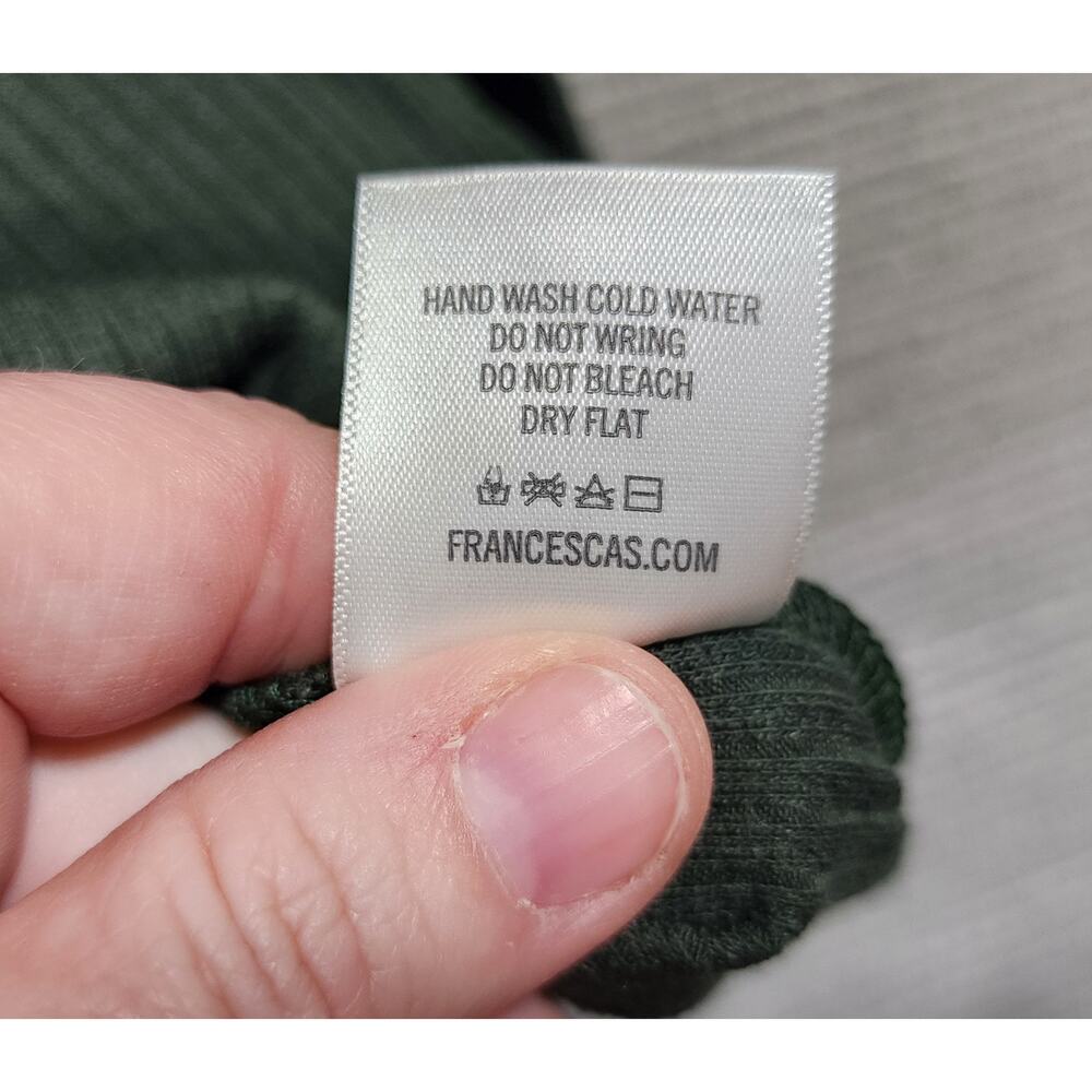 Blue Rain Francesca’s Ribbed Midi Dress Sleeveless Stretch Green Size L - Picture 8 of 16